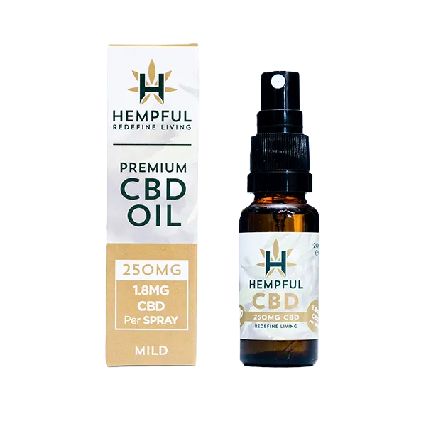 HF_CBDFS_FullSpectrumOil_250mg_1.1 Hempful | CBD Oil Full Spectrum | THC-Free | 250mg | 20ml (Natural Flavour)
