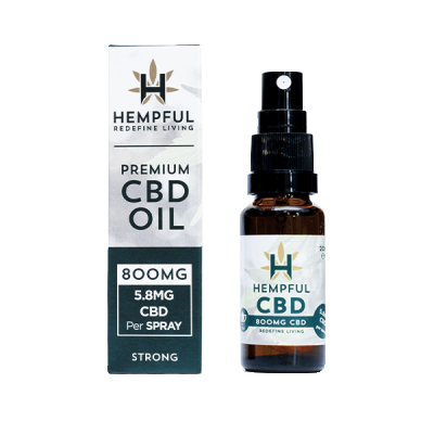 Hempful | CBD Oil Full Spectrum | THC-Free | 800mg | 20ml (Natural Flavour)