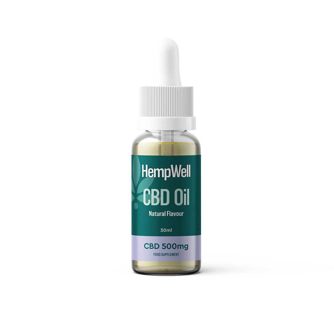 HW_CBDFS_PureIsolateOil_500mg_Natural-1.png HempWell | CBD Oil Pure Isolate | THC-Free | 500mg | 30ml (Natural Flavour)