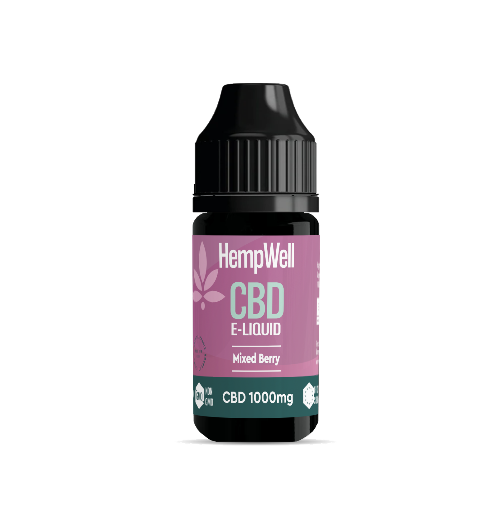 HW_CBDVE_VapeELiquid_1000mg_MixedBerry-1.png HempWell | CBD Vape E-Liquid / Juice / Oil | THC + Nicotine Free | 1000mg | 30ml (Mixed Berry Flavour)